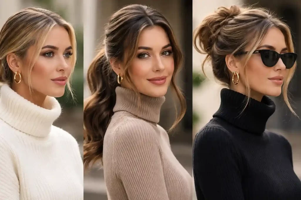 Coiffure col roulé : 7 idées irrésistibles et tendance pour 2026
