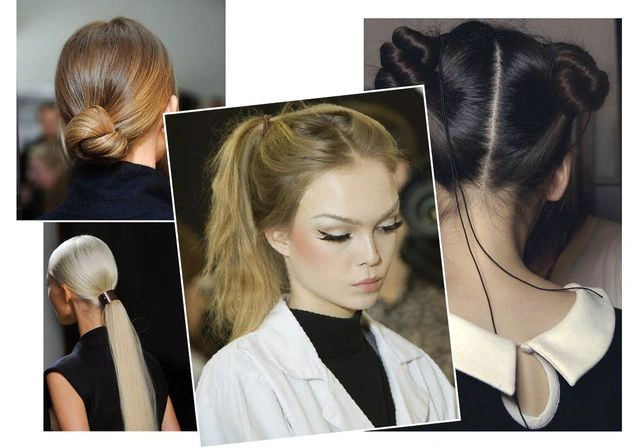 Les couettes lisses pour un look jeune et affirmé