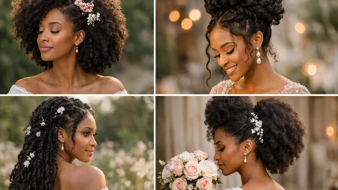 Coiffures afro 2026 : 10 idées irrésistibles pour une allure romantique