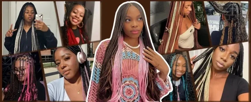 À qui conviennent les tresses peekaboo ?